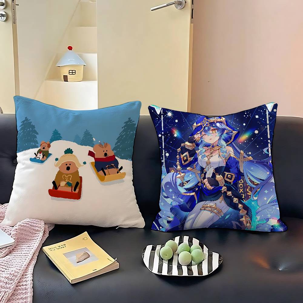 Layla Genshin Impact Pillow Case Throw Pillow Cover Nordic Vintage Style Cushion Covers Home Living Room Sofa Couch Seat