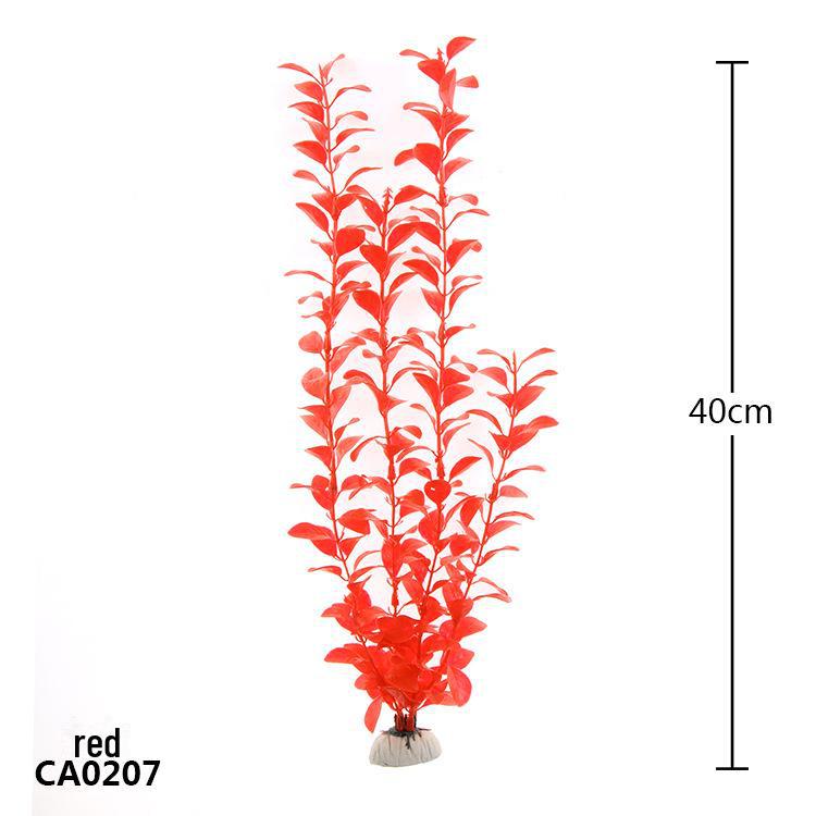 Fish Tank Decoration: Simulated Plant and Water Grass Silk Flower (CA)