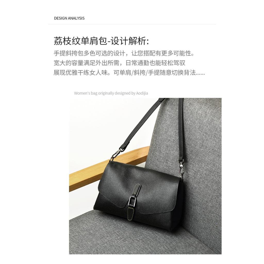 Hochwertige Leder-Umhängetasche Damen 2025 neue erste Schicht Rindsleder Damen-Tasche Temperament weiches Leder Crossbody Achseltasche