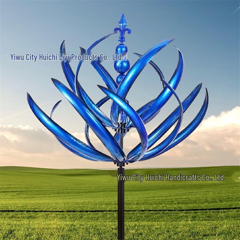 Popular Outdoor Rotating Windmill Garden Decoration - Creative Metal Wrought Iron Craft