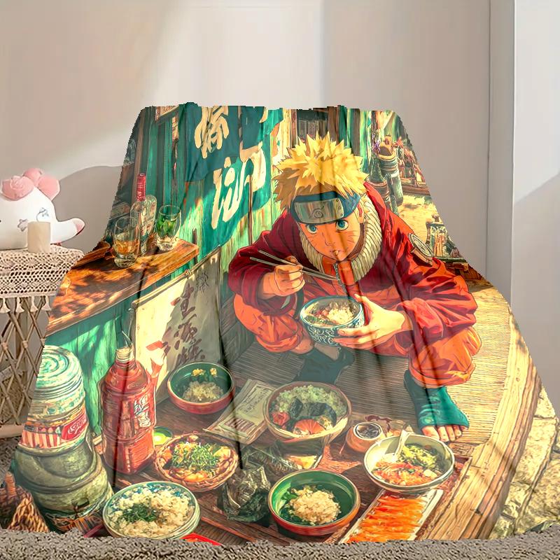 Naruto Blanket, Valentine's Day, Halloween, Thanksgiving Gift Blankets, Home Blanket for Bed and Couch Use