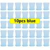 10Pcs Mini Square Flower Pots With Trays Drainage Holes Candy Colors For Succulents Plants Seedlings Home Decor Garden Jxb