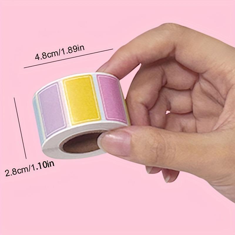 500 farbcodierte Indexetiketten pro Rolle