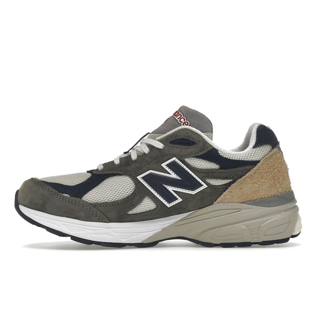 Teddy Santis x New Balance 990v3 Made in USA Olive Unisex Sneaker Grau Blau M990TO3