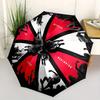 1pc Resident Evil Pattern Umbrella, Fashionable, Personalized, High-Value Folding Umbrella, a Must-Have for Summer, 8-Rib Durable Iron Frame, Tri-Fold