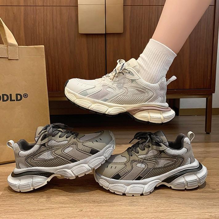 Fashion dad shoes women's 2025 new autumn versatile casual shoes lightweight sports shoes platform comfortable shoes