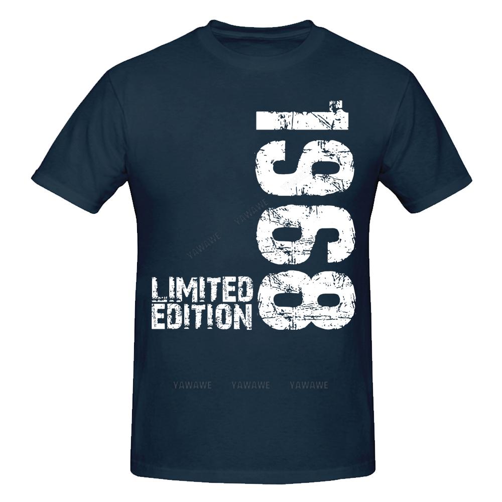 T-shirts Classiques Édition Limitée Nouveauté 1968 Vêtements de Rue Graphiques Manches Courtes Cadeaux d'Anniversaire Style Été T-shirt Unisexe Vêtements Unisexe