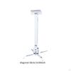 Ceiling or Wall Mount for Projector Universal Metal Bracket Strong Load Bearing with Telescopic Tube