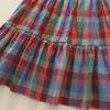 Korean-Style Girls' Summer Plaid Strappy Dress - Colorful and Stylish