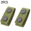 2/4Pcs Military Tactical Belt Buckle Heavy Duty Nylon Webbing Molle Belt Keeper Strap Outdoor Buckle Strap Tool Accessories