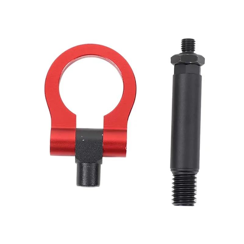 For Toyota GR Supra MK5 A90 2019-2024 Aluminum Alloy Red Car Forward Trailer Hook Tow Ring Bumper Tow Hook Trim Car Accessories
