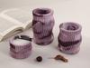 Concrete Stripe Candle Jar Silicone Mold Simplicity Wave Storage Tank Ornament Cement Plaster Flowerpot Resin Molds Home Decor