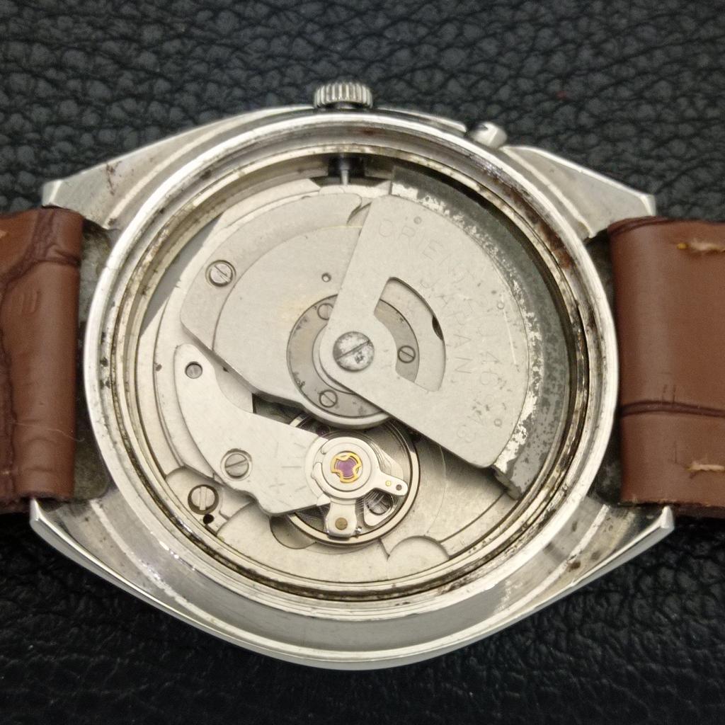 ORIENT AUTOMATIC JAPAN 46943 MENS VINTAGE ORIGINAL DIAL WATCH a703391-1