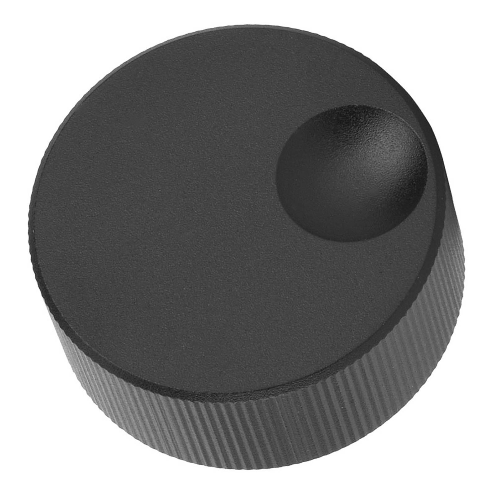 

32x13mm Volume Control Knob Black Frosted Solid Aluminum Knob for 6mm Potentiometer