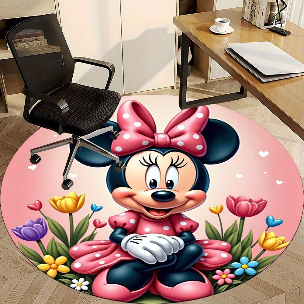 

1pc Adorable Cartoon Design Round Rug - Perfect for Home Decor, Office, or Home Room Flooring -C41120 80cm by 80cm