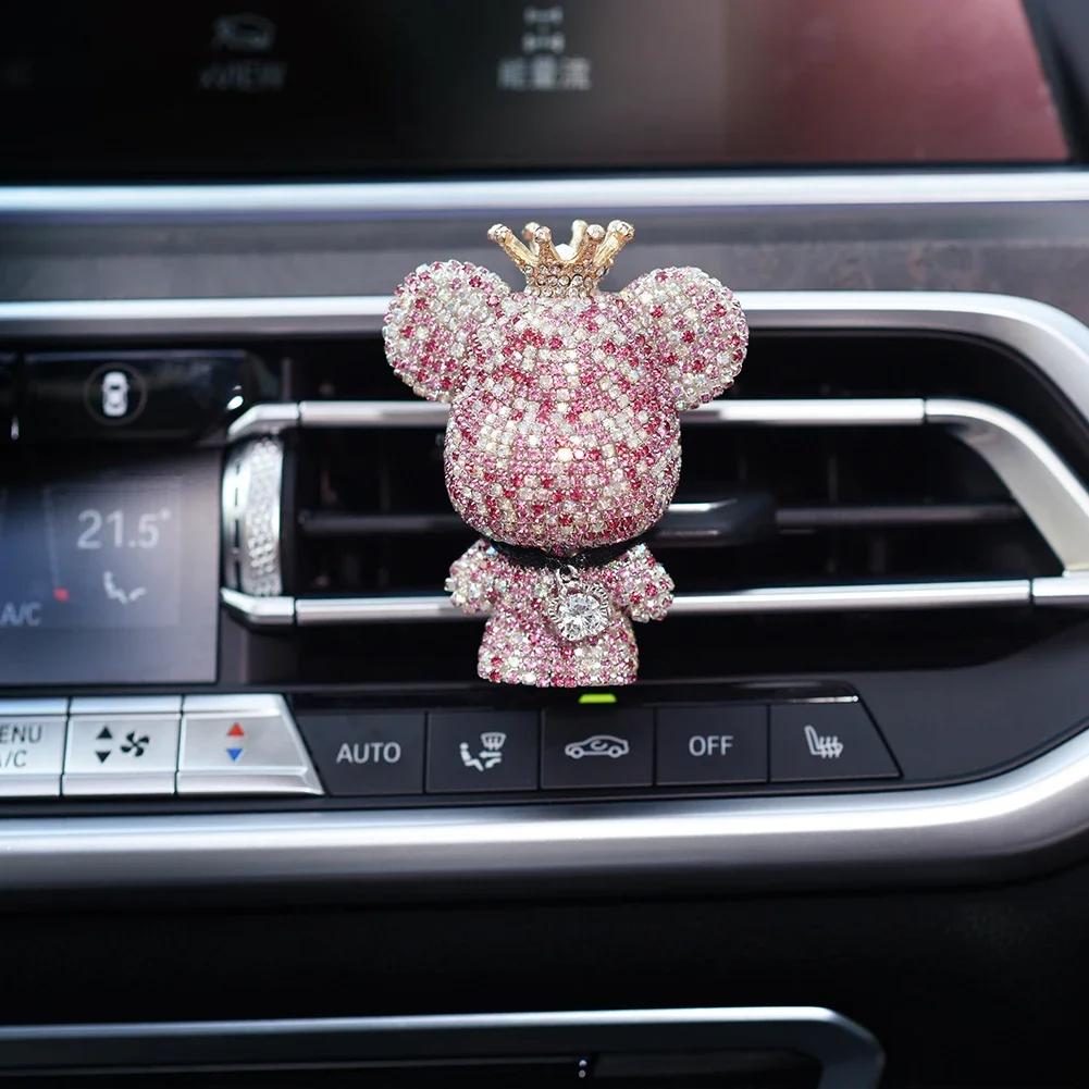 High-quality Creative Personality Cute Bear Car Air Outlet Aromatherapy Lasting Light Fragrance Car Interior Conditioning Air