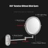 LED Bathroom Makeup Mirror 8 Inch Wall Folding Bathroom Mirror Live Adjustable Double Sided Double Sided Magnifying Mirror | Bathroom Mirrors
