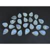 13X18MM Natural Rainbow Moonstone Pear Cabochon Loose Gemstone 24Pcs Lot C-1782