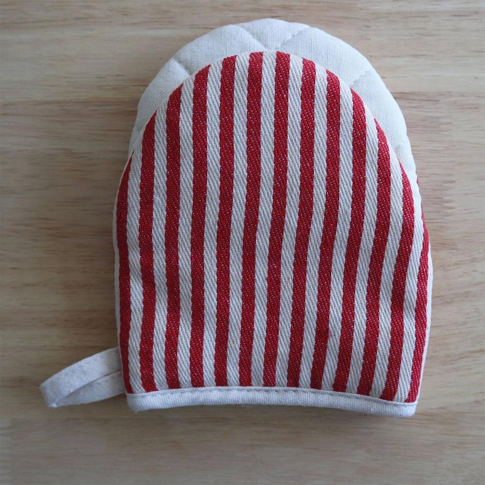 2PCS Cotton Filling Kitchen Oven Glove Heat Resistant Baking Glove Microwave Oven Mitt Lid Handling