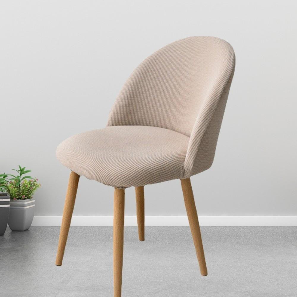 Anti-slip Low Back Duckbill Dining Chair Cover Backrest Protector  for Home Hotel Decoration