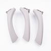 3x Grey Color Car Interior Door Handle Replace Trim For BMW 3 E90 2005-2012 LHD