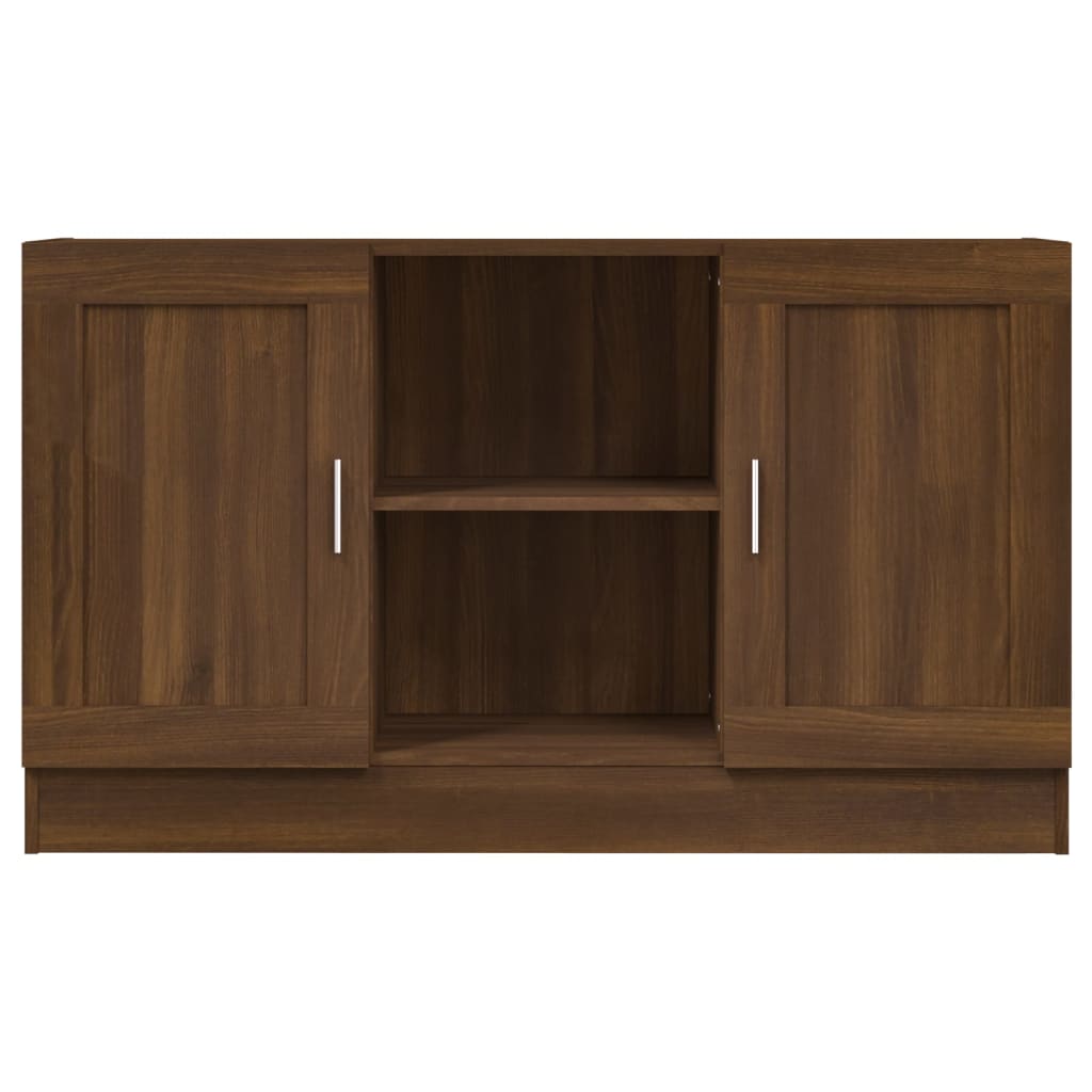 vidaXL Sideboard Brown Oak Look 120x30.5x70 Cm Wood Composite