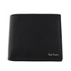 Paul Smith M1A 4833X AMULTI Leather Bifold Black Men's Wallet,