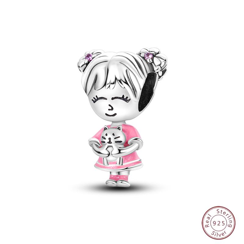 Copper Beaded Pendant Shiny Zirconia Cute Bow Original 3Mm Bracelet Women Fine Jewelry