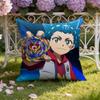 Anime B-Beyblade Cartoon Cushion Cover Home & Car Dual-Scene Pillow Cover: Reversible for Premium Comfort