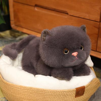 Simulation Cat Doll Cute Kitten Doll Children Comforting Doll Plush Toy Girls Birthday Gift