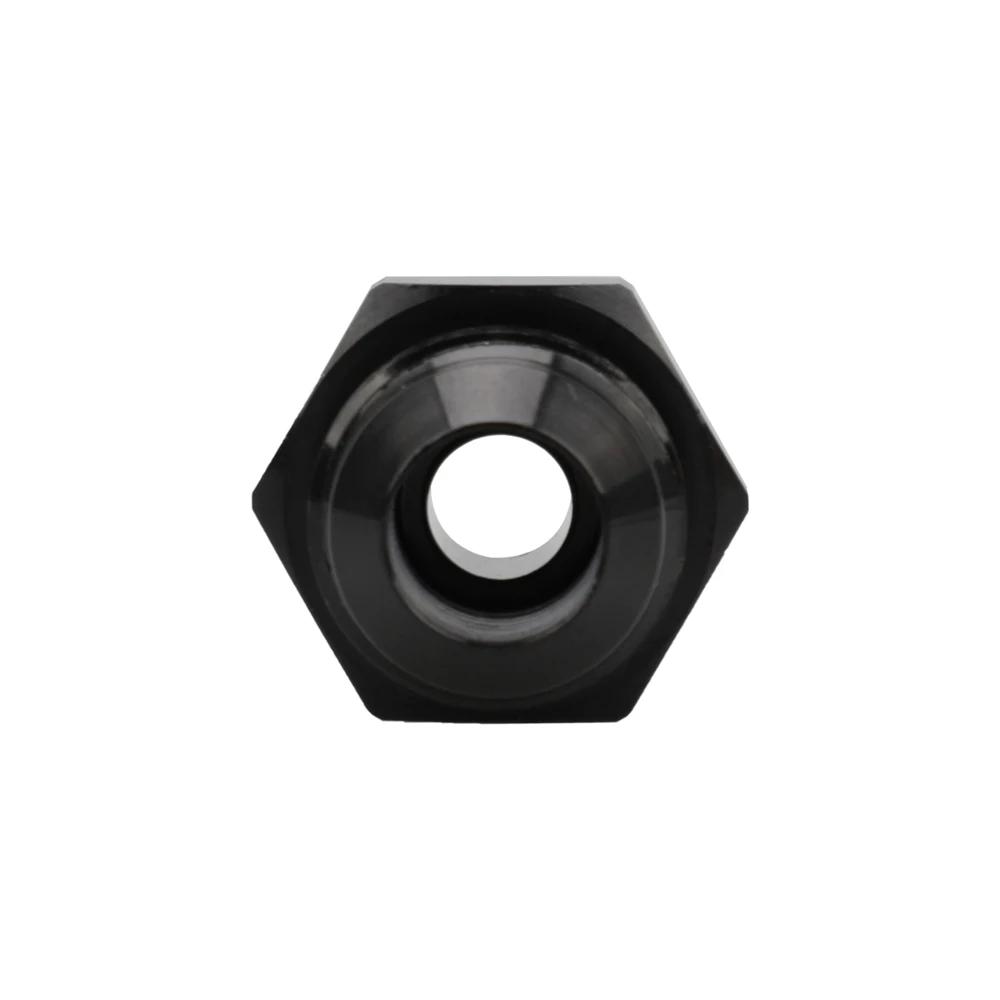 Male Adapter AN6 6AN Fitting Black ORB-6 /-10 /-10 O-ring Boss to AN8 8AN AN1010/ 6061-T6 aluminum  Flare fiting Car Accessories