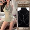Sex Underwear Nightclub Style Sexy Suspender Pure Desire Mesh Swing Collar Sex Belly Pocket Perspective Woman