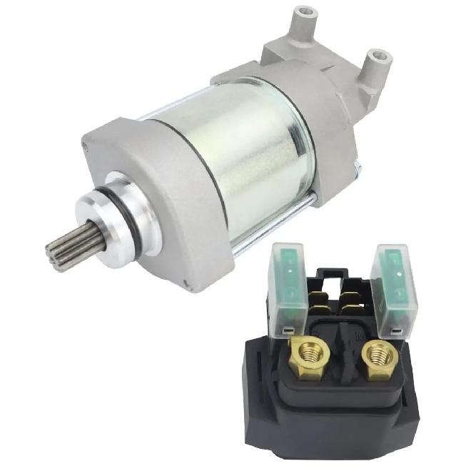 

Starter Motor & Relay For Yamaha Motorcycle 2007 2008 R1 YZFR1 YZF-R1 OEM Parts 4C8-81890-00-00 4C8-81890-01-00 4C8-81890-02-00 2PCS Set