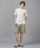 COMSPACE1980 Wide Double-Pleat Shorts_Khaki