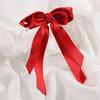 Angel Shushu Satin Long Ribbon Automatic Hairpin Red Updo Hairpin Women's Hairpin Bangs Pin Women's Hairpin Claw Clip