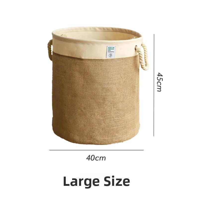 Foldable Fabric Laundry Basket Home Use Dirty Clothes Hamper Toy Storage Basket Wash Tub Bedroom Utility Storage Basket