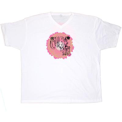 Cure Pink Daisy 2016 Tour White Unisex T-shirt