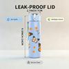 1PC Orange Butterfly Group Print 750ml Color Plastic Sports Water Bottle Leakproof Flip Straw Lid Suitable for Sports Office Home Use