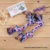 Pet Supplies: Durable Cotton Rope Toys for Cat and Dog Teeth Cleaning, 25g Double Knot Design