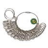 Plastic handle, electroplated copper rod, Mido ring, 0-13 size measuring ruler, ring finger size measurement
