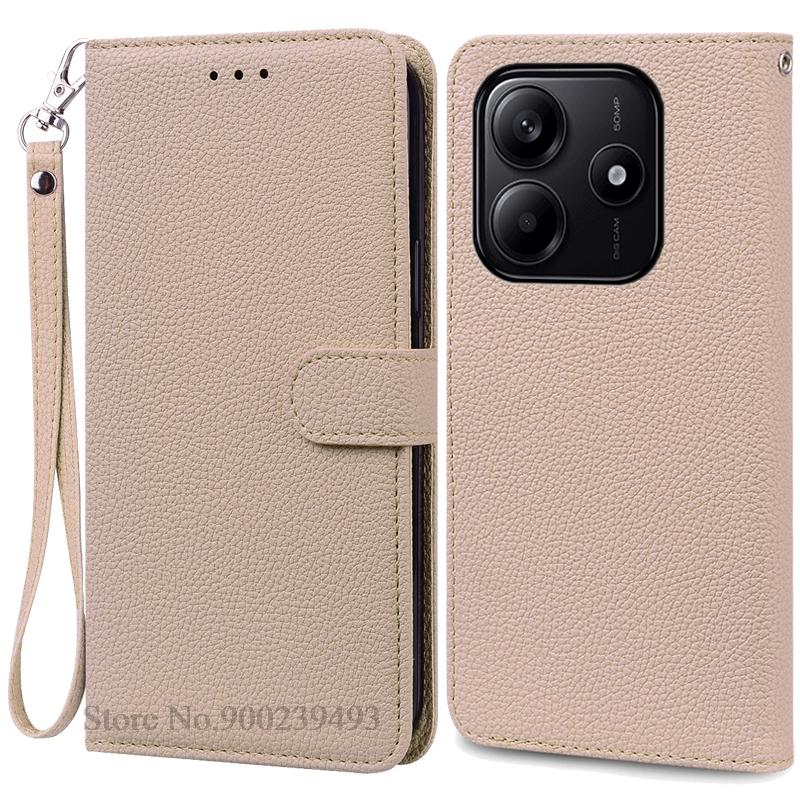 For Redmi Note 14 Case Wallet Flip Leather Cover For Xiaomi Redmi Note 14 4G Case Book Cover For Redmi Note 14 5G Case