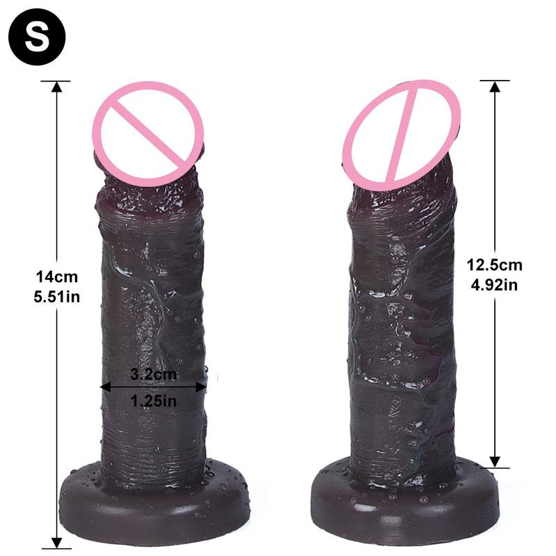 Realistic Dildo Silicone Soft Huge Adults Sex Toy for Women Suction Cup Big Dick Anal Plug Vaginal Small Penis Masturbators Gift