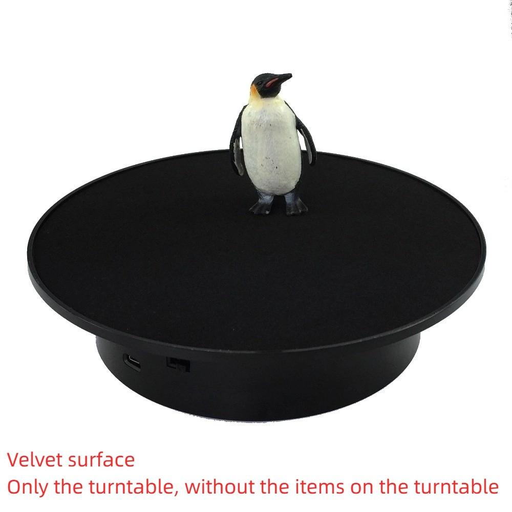 Motorized Rotating Turntable 360° Rotation Jewelry Display Platform Photography