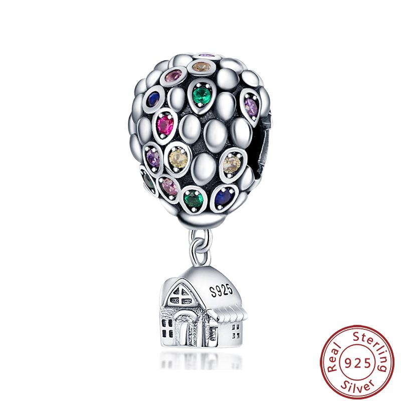 Air Balloon Series Copper Rocket Colorful Cute Romantic Charms Beads 3Mm Diy Fine Jewelry Making