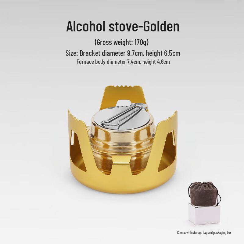 Adiwei Portable Windproof Alcohol Camping Stove