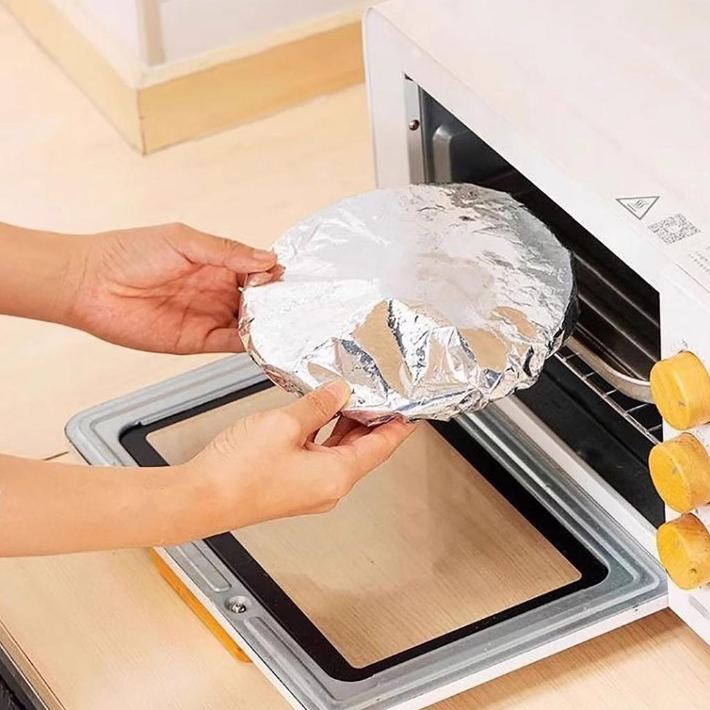 Up Alufolie Isolierabdeckung Wiederverwendbare Aluminiumfolie Hitzedeckel Hochtemperatur-Konservierungsfolie Für Aufbewahrungsschüsseln Mit Deckeln Set