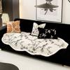 Cuscino per Divano di Alta Qualità Nordic Light Luxury in Chenille Antiscivolo Tessuto Copridivano Universale per Tutte le Stagioni