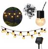 Solar Garden Light Garland, Decorative, 6.5 M, 30 Bulbs