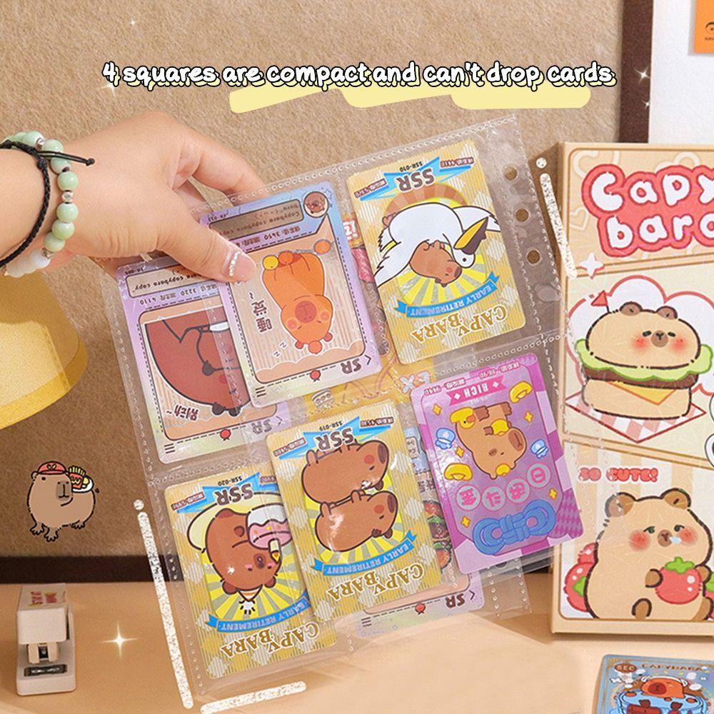 3-Inch Capybara Photo Album Cute Postcard Card Album  for Polaroid Photo Picture