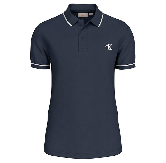 

Calvin Klein Tipping поло с короткими рукавами XL